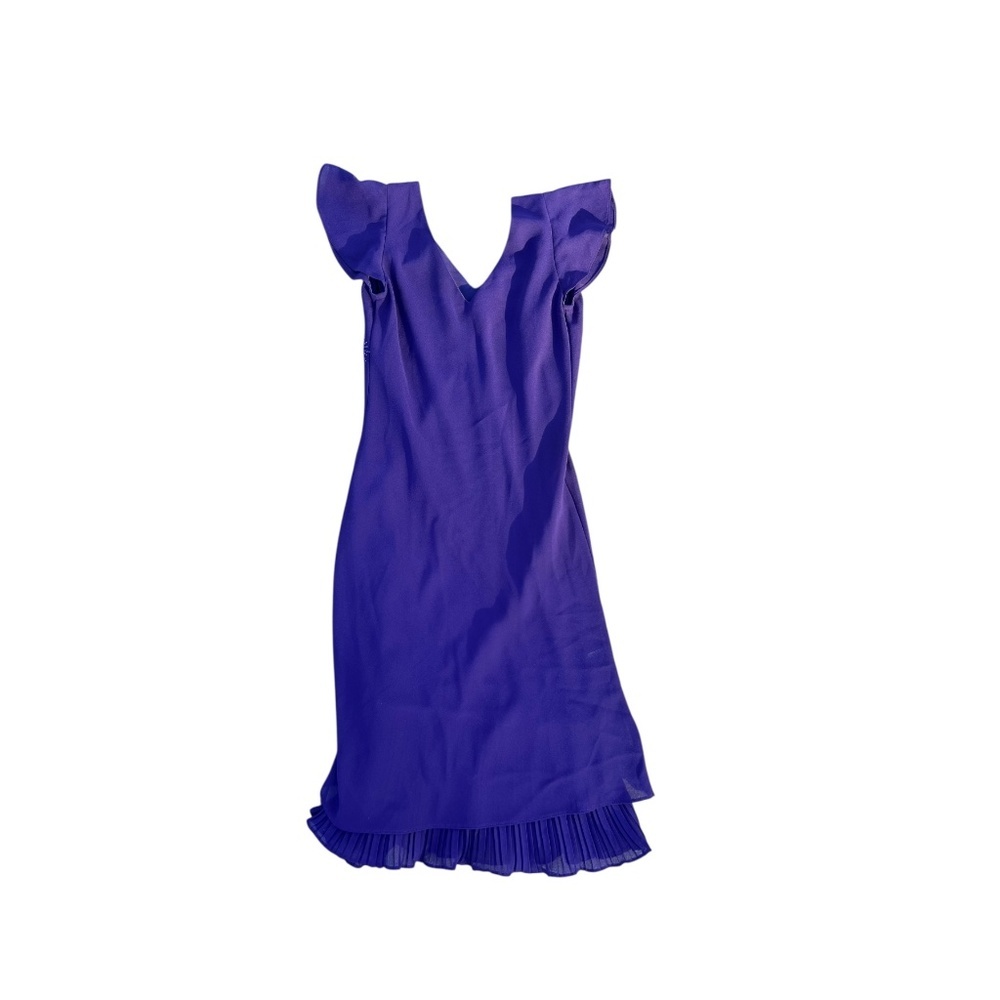 Vintage Purple Beaded NinaLee Cocktail Party Dress Medium - Picture 5 of 6